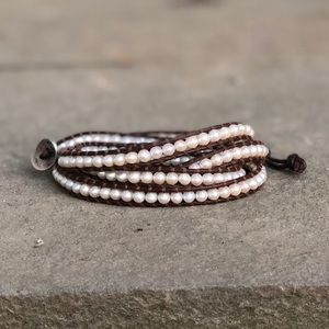 Chan Luu Pearl Wrap Bracelet